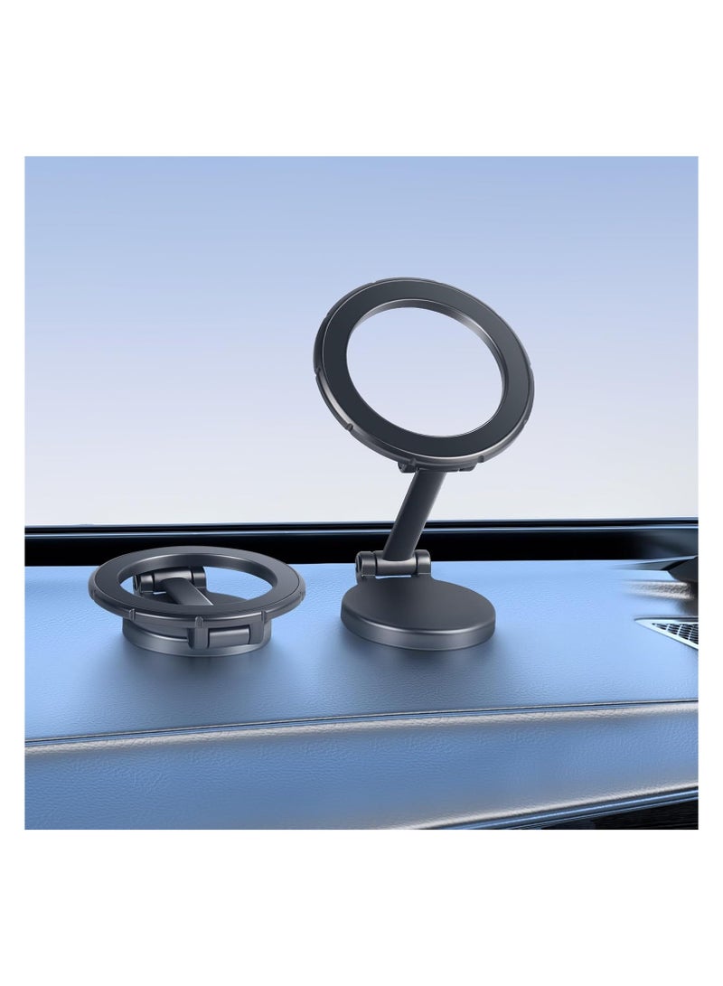 Magnetic Car Phone Holder, Car Phone Holder, Foldable Magnetic Car Phone Holder, Powerful Magnets 20xN55 360° Rotation Car Holder Accessory - Image 5
