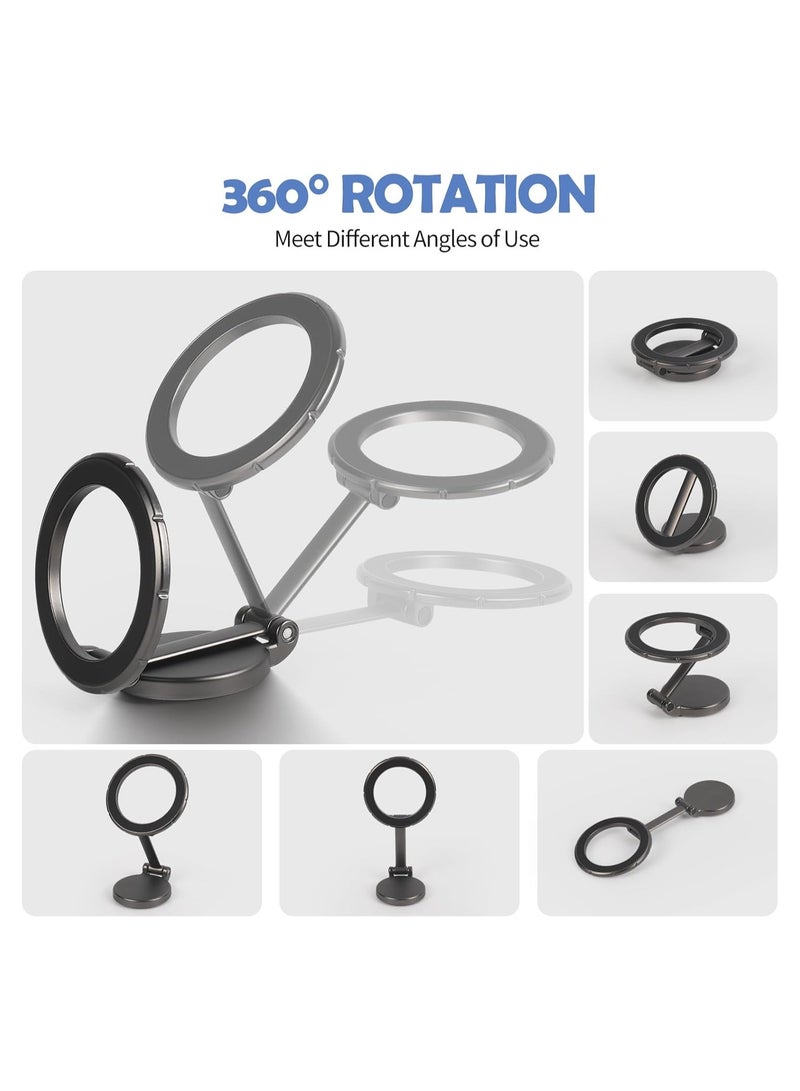Magnetic Car Phone Holder, Car Phone Holder, Foldable Magnetic Car Phone Holder, Powerful Magnets 20xN55 360° Rotation Car Holder Accessory - Image 4