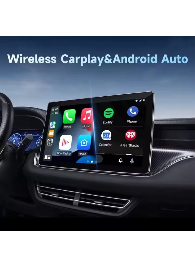 X-level Wireless CarPlay Adapter for iPhone, 2-in-1 Wireless Carplay Plug Play Smart AI Box BT Wireless Dongle Mini Size , Stable Control & No Delay, Black - Image 3