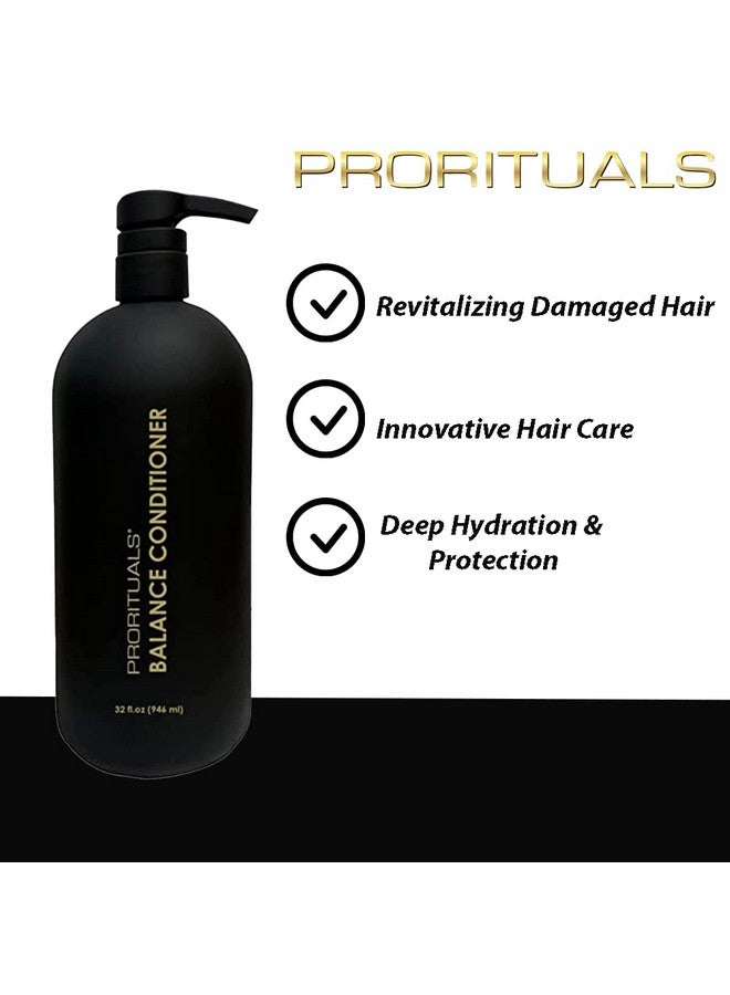 Prorituals Rorituals Balance Conditioner Large Size Hair Conditioner Moisturizing For Dry Damaged & Dull Hair Gentle Colorsafe Deep Conditioning With Vitamin E Sulfate Free And Paraben Free Conditioner 32 Oz - Image 5
