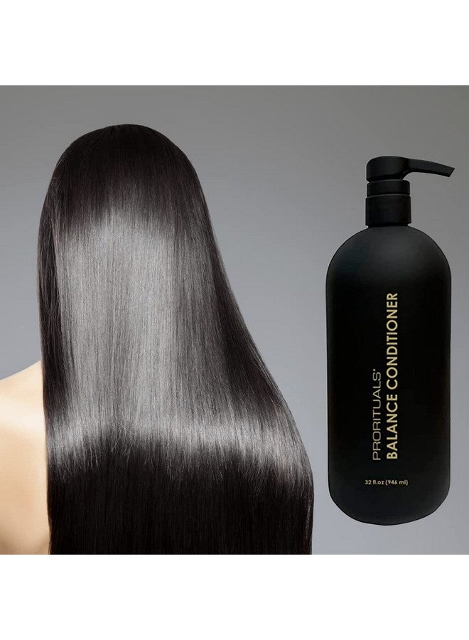 Prorituals Rorituals Balance Conditioner Large Size Hair Conditioner Moisturizing For Dry Damaged & Dull Hair Gentle Colorsafe Deep Conditioning With Vitamin E Sulfate Free And Paraben Free Conditioner 32 Oz - Image 4