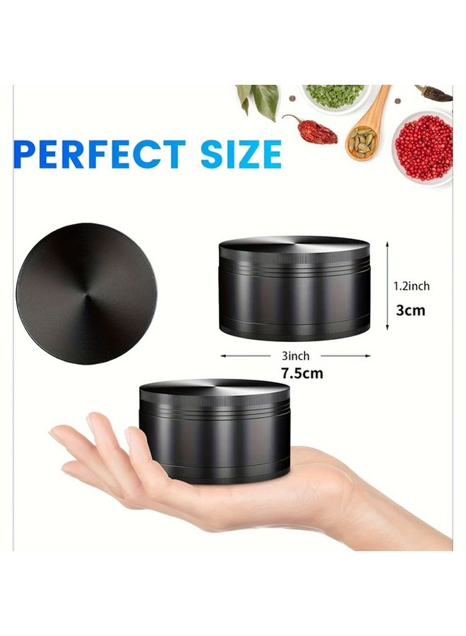 Large 3 Inch Spice Grinder Perfect Gift For Family And Festivals Color A - Image 2