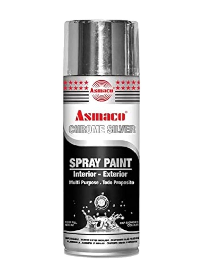 Spray Paint Chrome Silver Glossy 400ml