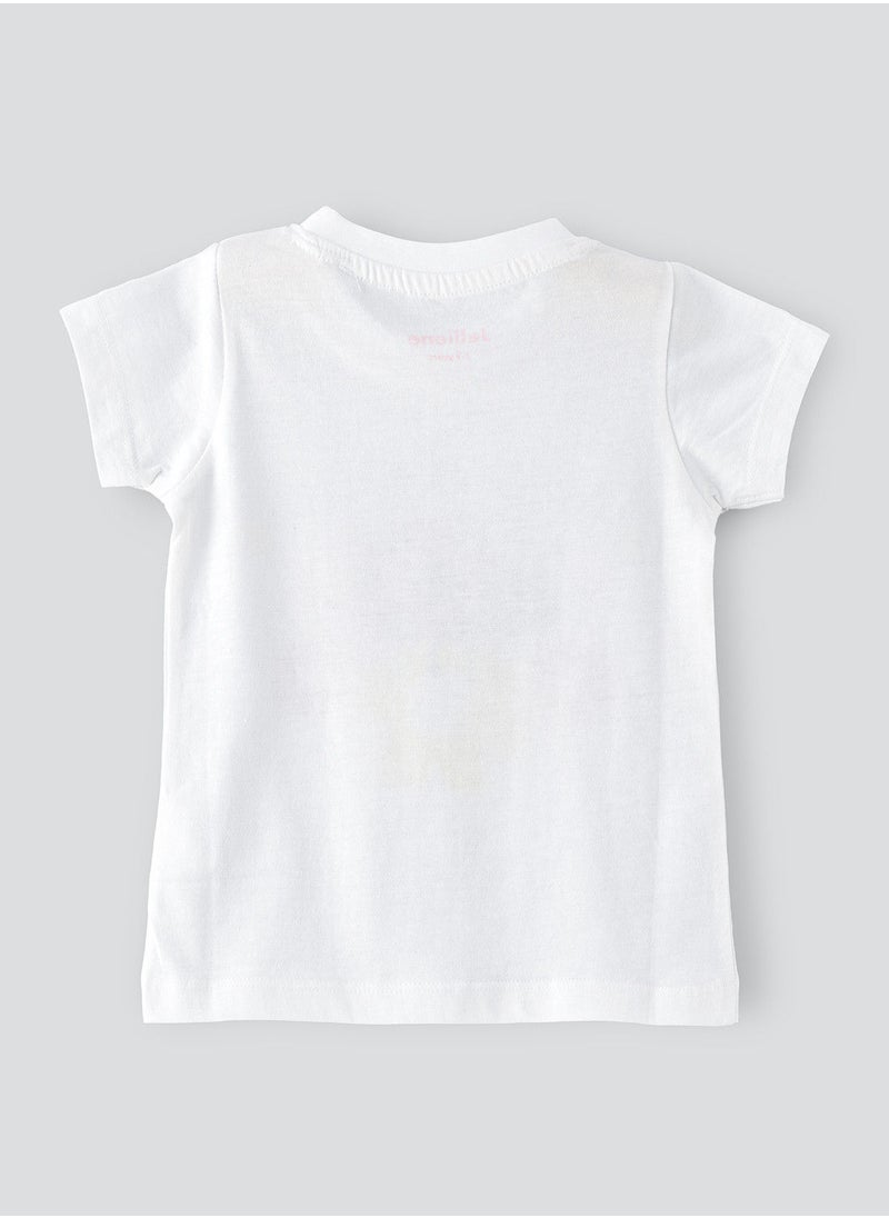 Jelliene Basic round neck graphic t-shirt  - Image 2