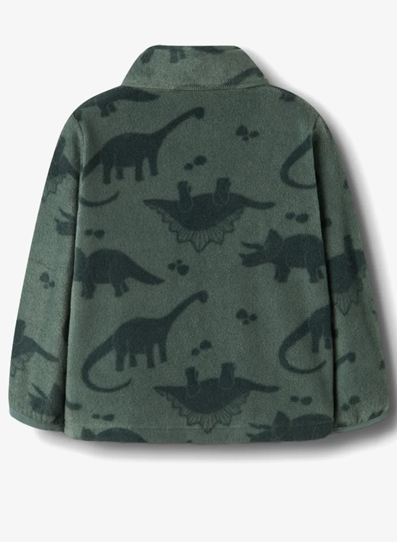 NAME IT Kids Printed Fleece Jacket