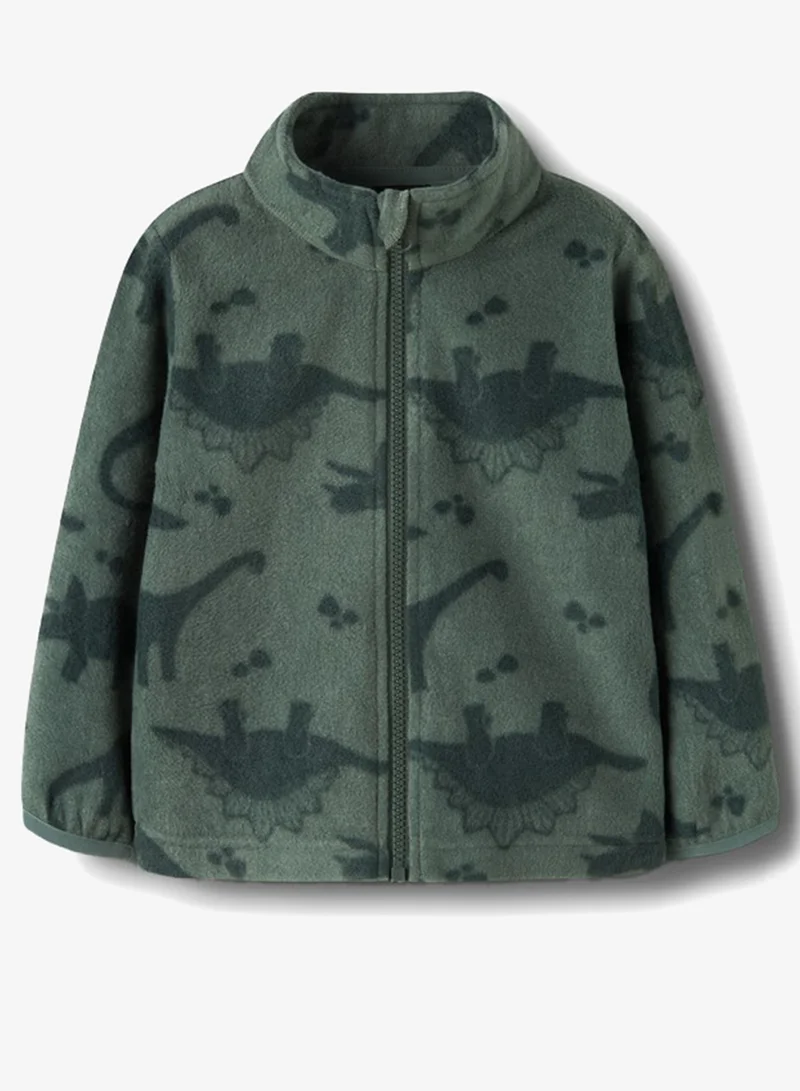 NAME IT Kids Printed Fleece Jacket