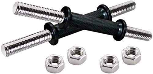 Korbax Fitness Dumbbells Rods Rod Pair Perfect for Home and Training Purpose for Exercise, Muscle Building, Fat Burning, Tummy Reducing and Fitness Workout (Silver) - Image 2