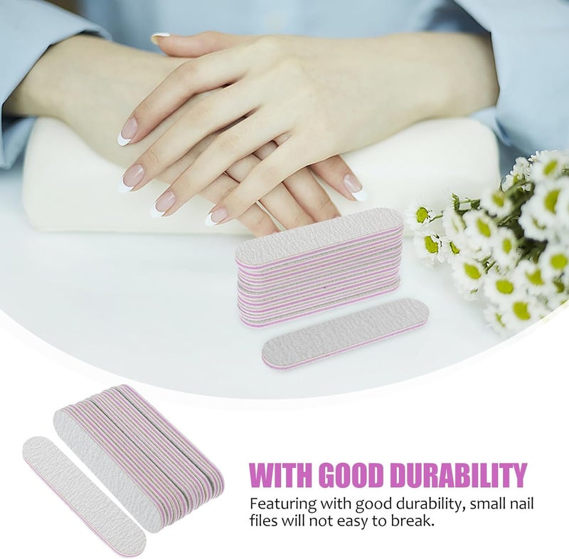 VICASKY 100 Pcs Double-Sided Nail Files 9x2cm Mini Emery Boards Portable Nail Buffers for Women’s and Shaping Tools - Image 5