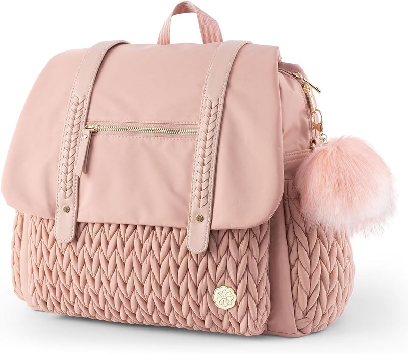 SEWBOO Diaper Bag Backpack Large Capacity Convertible Travel Back Pack Waterproof Baby Bag for Mom and Girl - Image 1