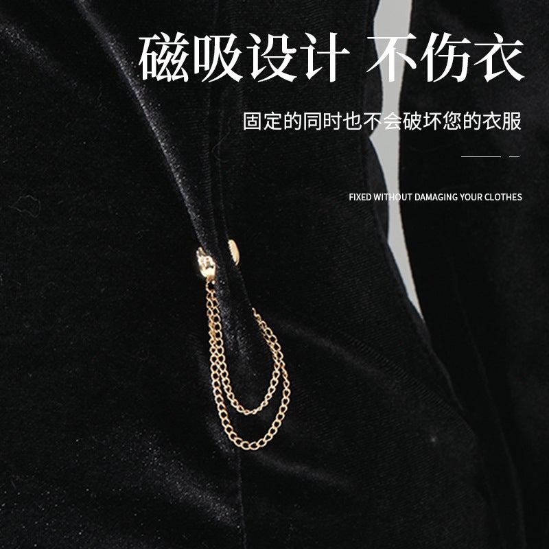 Magnetic Hemming Clips for Clothing Adjustment Gold  - Image 4