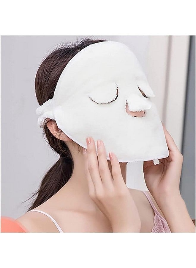 JUDEE Reusable Spa Face Towels Cold-Hot Compress Facial Steamer Towel for Anti Aging Moisturizing Facial Beauty Face Towel - Image 1