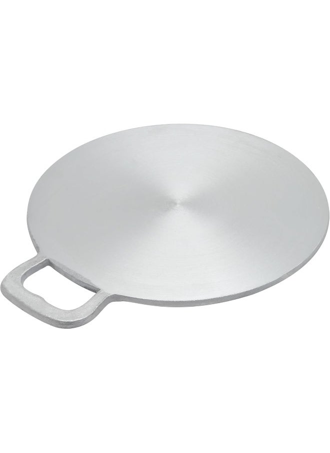 RAJ Raj Aluminium Arabic Tawa Fry Pan Frying Pan, 35cm, RAAT35, Suitable for Dosa, Crepe, Pancake, Omellete, Chapati, Roti, Paratha - Grey  - Image 2