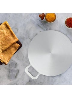 RAJ Raj Aluminium Arabic Tawa Fry Pan Frying Pan, 35cm, RAAT35, Suitable for Dosa, Crepe, Pancake, Omellete, Chapati, Roti, Paratha - Grey  - Image 4