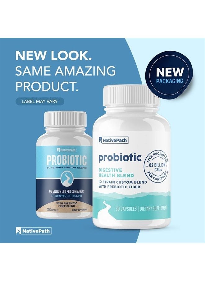 NativePath Daily Probiotic 82 Billion CFUs 10-Strains, 30 Count  - Image 3
