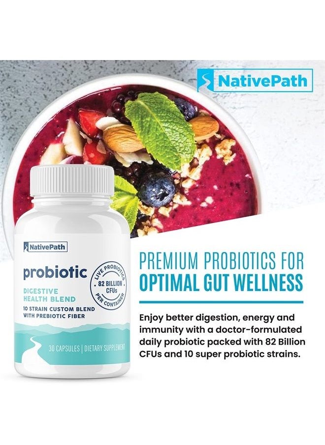 NativePath Daily Probiotic 82 Billion CFUs 10-Strains, 30 Count  - Image 4