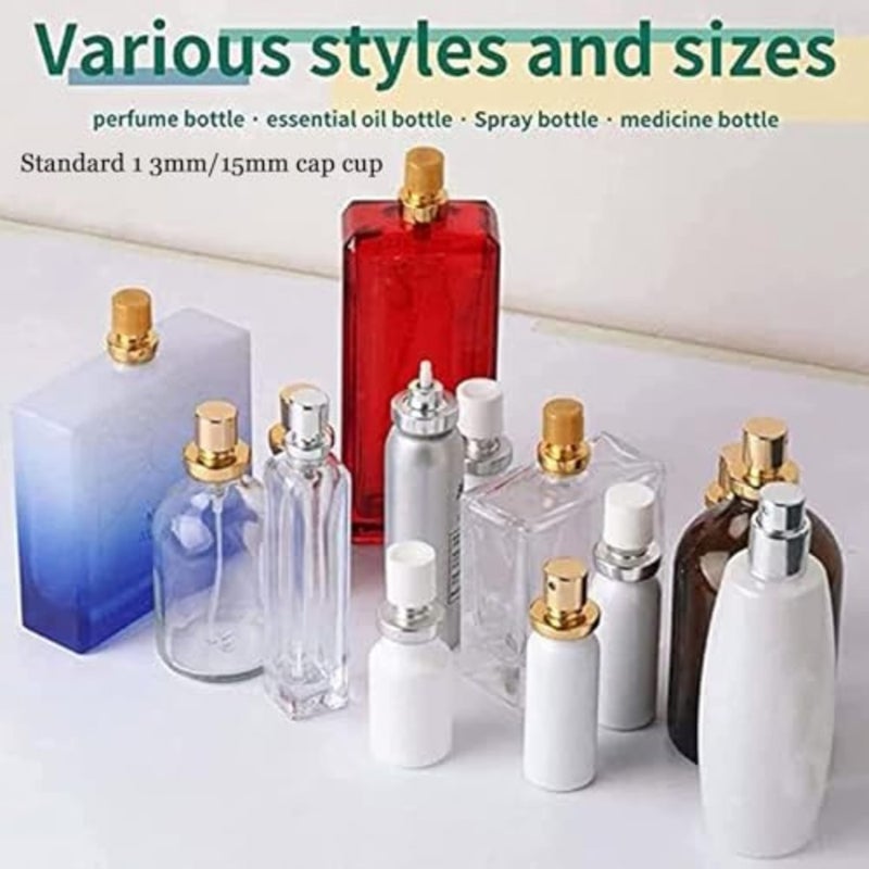 Manual Perfume Capping Machine, 13-15MM Professional Crimping Capping Tools, Stainless Press Capping Machine, Height Adjustable Bottle Crimping Machine, Perfume Sealing Tool for Perfume Bottles - Image 2