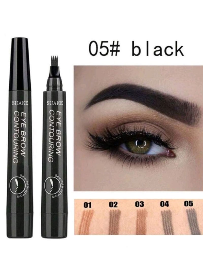 SUAKE Waterproof Liquid Eyebrow Pen, Long-lasting Smudge Proof Eye Brow Makeup Product - Image 1