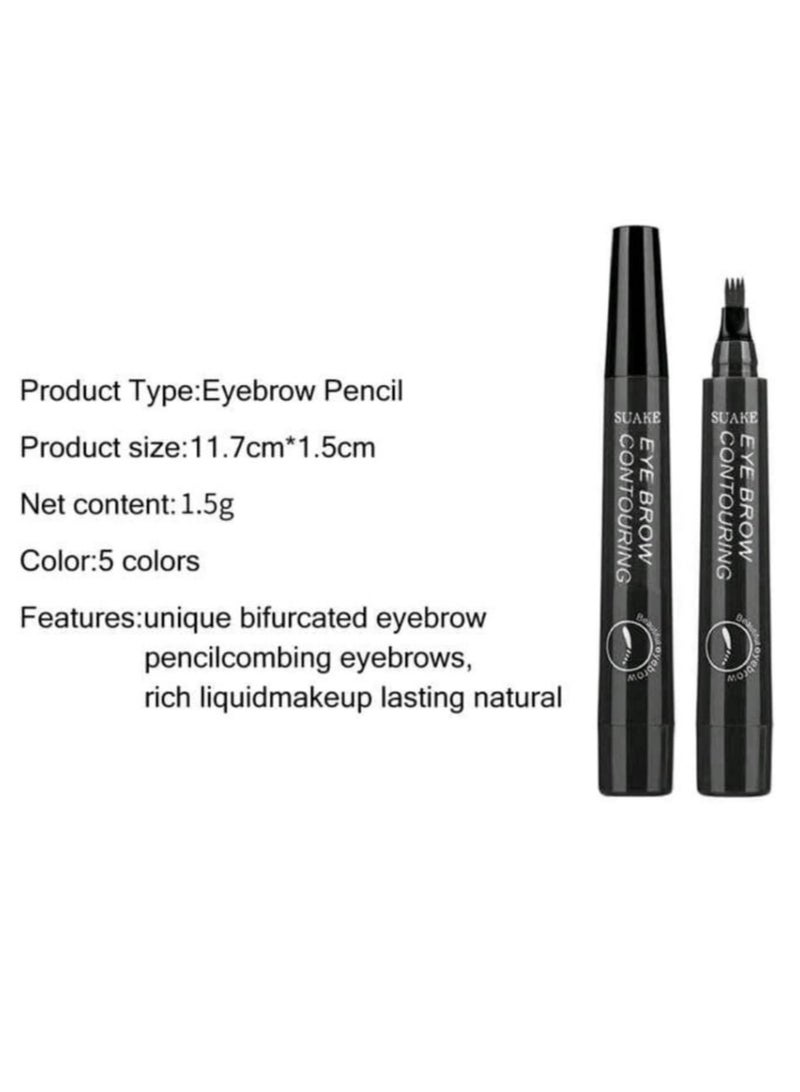 SUAKE Waterproof Liquid Eyebrow Pen, Long-lasting Smudge Proof Eye Brow Makeup Product - Image 3
