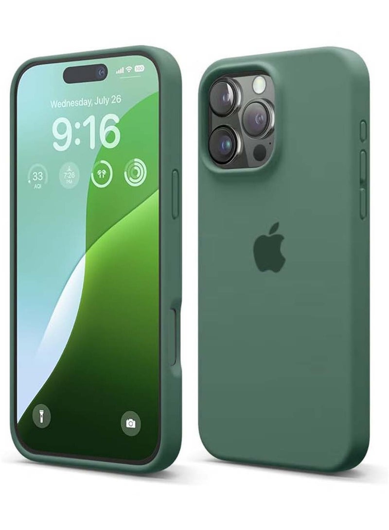 X-level iPhone 16 Pro Max Liquid Silicone Case Cover,Full Body Protection, Shockproof, Slim, Anti-Scratch Soft Microfiber Lining,Slim Protective Back Cover with Comfortable Hold Touch Feeling and Anti-fingerprint