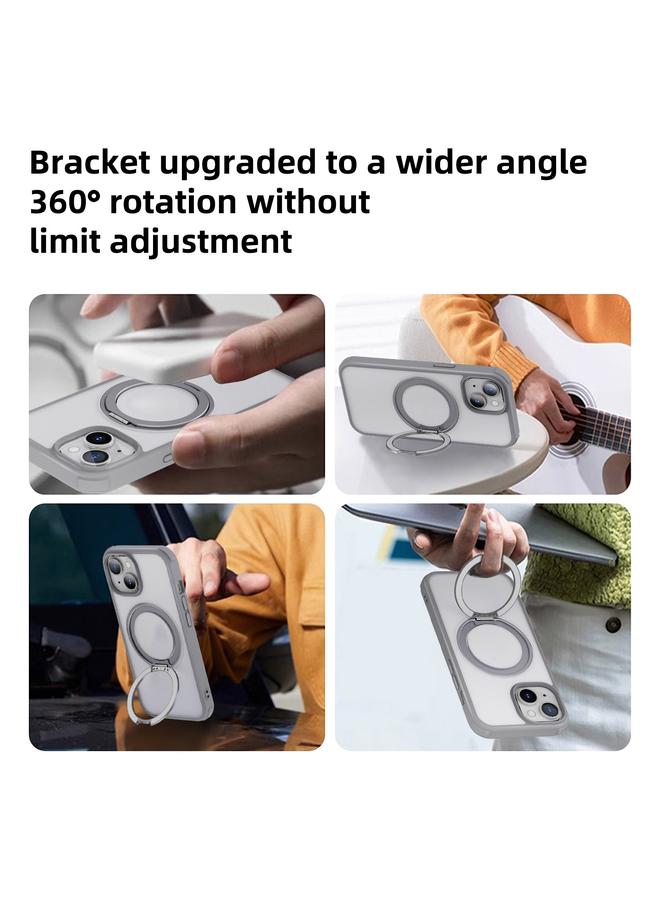 زبون جراب لهاتف iPhone 12 MagSafe Holder PC جراب هاتف هجين من مادة TPU - Image 4