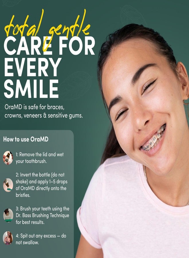 OraMD Extra Strength Tooth Oil - Healthy Gums, Fresh Breath and Helps with Sensitive Teeth - All-Natural Solution Better Than Mouthwash (3-Pack) - Image 5