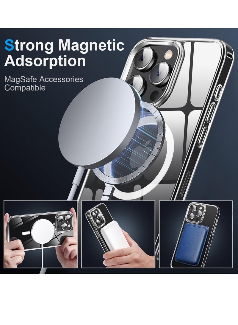 MUNTAQI iPhone 15 Pro Max Case, Compatible With Mag-Safe Support Wireless Charging, Shockproof Protective Anti-Scratch Cover For iPhone 15 Pro Max 6.7- Inch - Image 5
