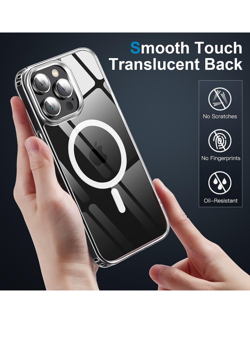 MUNTAQI iPhone 15 Pro Max Case, Compatible With Mag-Safe Support Wireless Charging, Shockproof Protective Anti-Scratch Cover For iPhone 15 Pro Max 6.7- Inch - Image 3