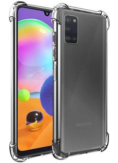 ELTRAZONE Samsung Galaxy A31 Case Cover Protective Shock Absorption Bumper soft Transparent Case (Clear)  - Image 1