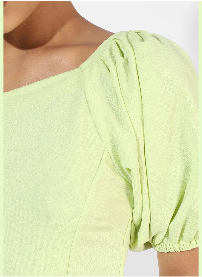 Campus Sutra Women's Solid Casual Top