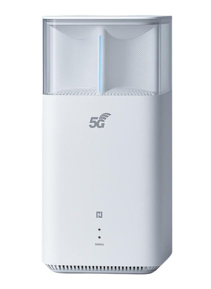 بروفي Brovi 5G CPE Ultra 6 H168-383، موجه WiFi 7 مزود بمنفذ 5GE، ثنائي النطاق، سرعة 11.7 جيجابت في الثانية، يدعم شبكات 5G NR و4G LTE، مودم لاسلكي يعمل ببطاقة SIM، تقنية 8x8 MIMO - Image 2