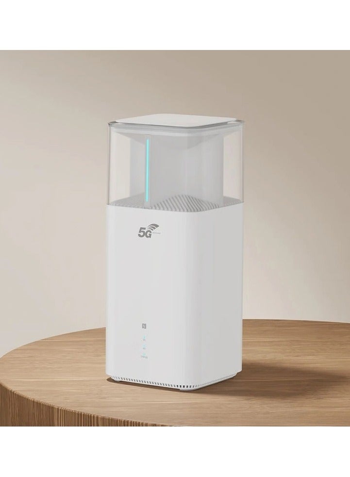 بروفي Brovi 5G CPE Ultra 6 H168-383، موجه WiFi 7 مزود بمنفذ 5GE، ثنائي النطاق، سرعة 11.7 جيجابت في الثانية، يدعم شبكات 5G NR و4G LTE، مودم لاسلكي يعمل ببطاقة SIM، تقنية 8x8 MIMO - Image 5