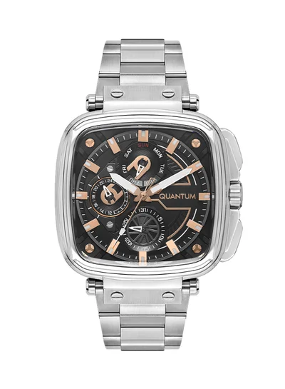 Quantum Men's Metal Multifunction Watch PWG1092.350 - 44 mm