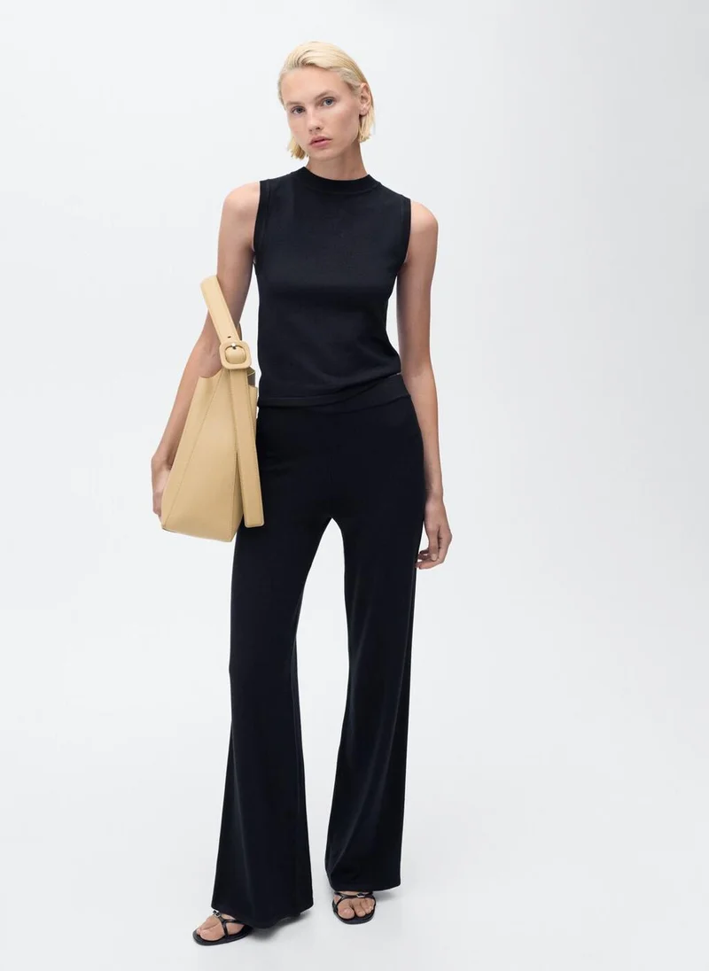 MANGO Fine-knit top