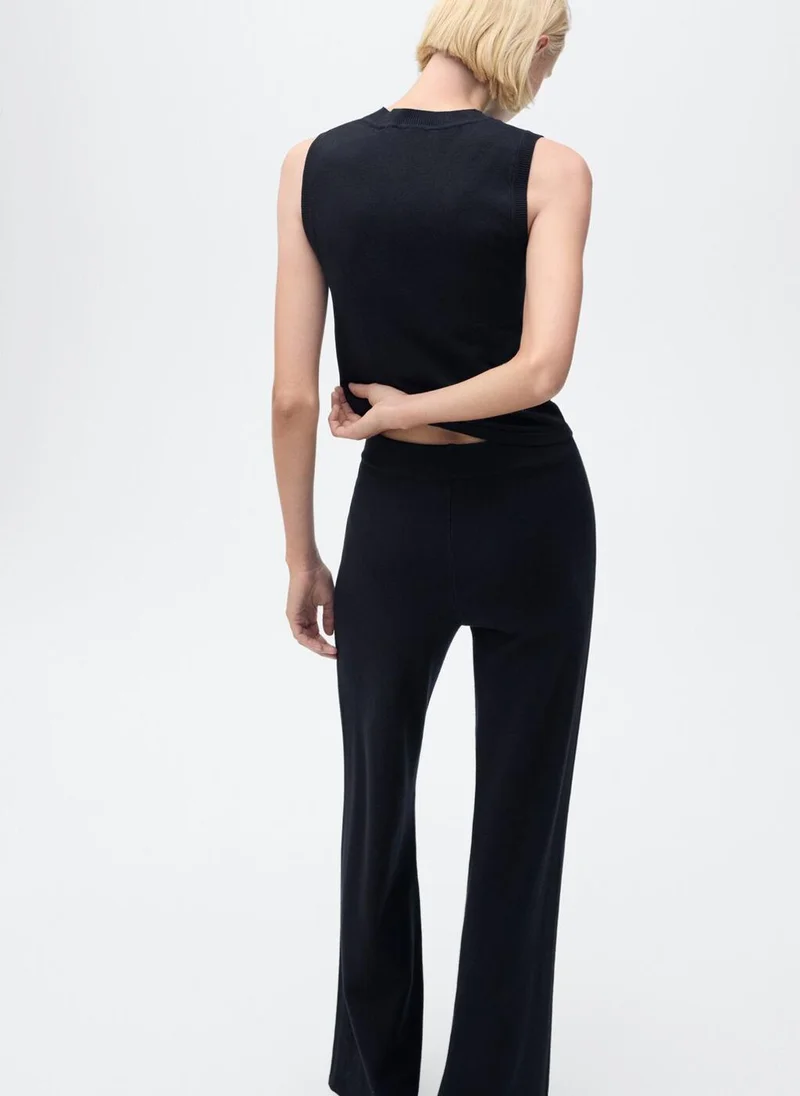 مانجو Fine-knit top