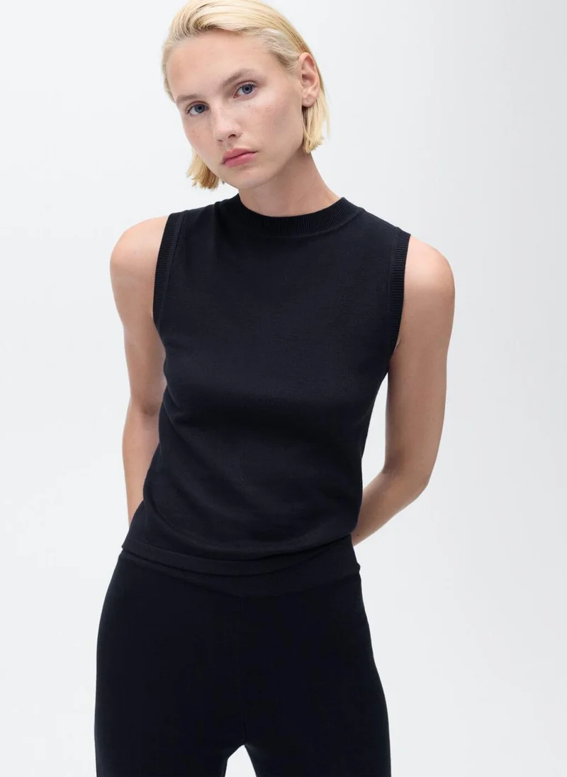 مانجو Fine-knit top