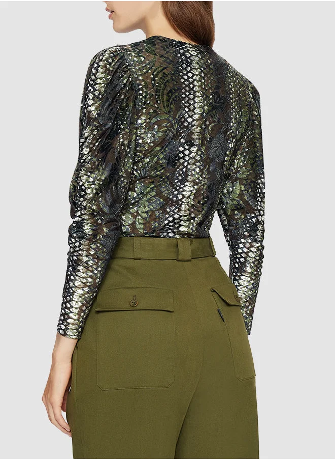 Ted Baker Devore Mesh Top