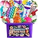 FUN KIDZ صندوق ألعاب فidget للأولاد والبنات 412 FunKidz ألعاب فidget للأطفال 57 هدايا عيد ميلاد حسية غامضة للأوتيزم في صندوق كنز محمول قابل لإعادة الاستخدام هدايا حفلات رائعة - Image 2