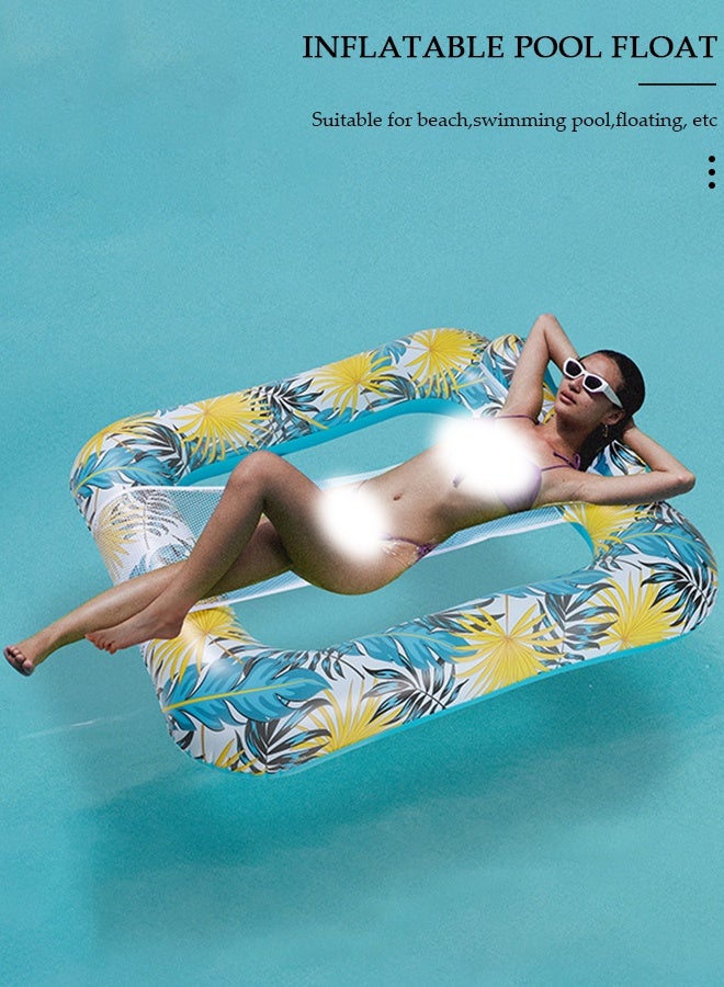 DUNISO عوامات حمام السباحة، عوامات حمام السباحة القابلة للنفخ للرجال والنساء، عوامات مائية قابلة للنفخ، عوامات حمام السباحة للكبار، كرسي استلقاء، سرير عائم، عوامات حمام السباحة المبردة، عوامات حفلات الصيف - Image 4