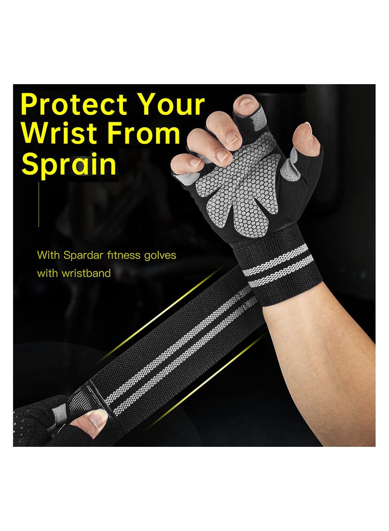 Flexzone Weight Lifting Gloves - Workout Gloves For Men And Women - Image 3