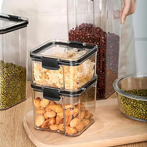 SUPRO Air Tight Containers For Kitchen Storage Set, Container For Kitchen Storage Set, Kitchen Organizer And Kitchen Accessories Items & Storage (Pack of 4 400ML) - Image 2