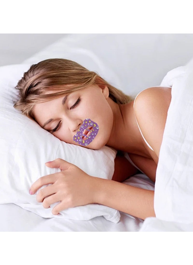 30Pcs Kids Sleep Strips - Gentle Mouth Tape for Anti-Snoring, Nose Breathing Improvement, and Better Night Sleep