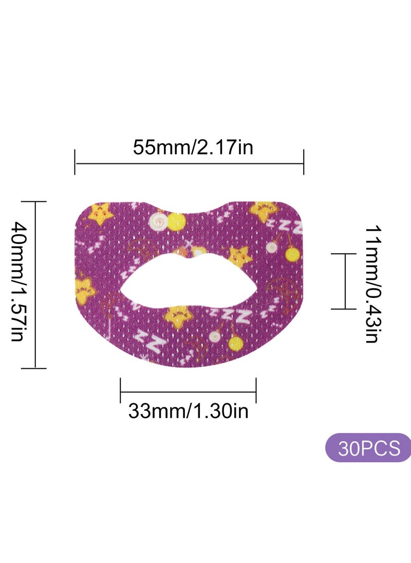 30Pcs Kids Sleep Strips - Gentle Mouth Tape for Anti-Snoring, Nose Breathing Improvement, and Better Night Sleep