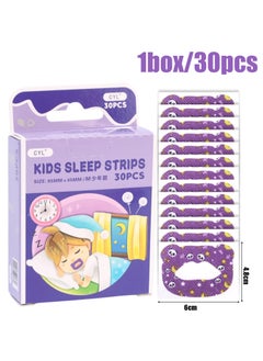 Generic 30Pcs Kids Sleep Strips - Gentle Mouth Tape for Anti-Snoring, Nose Breathing Improvement, and Better Night Sleep  - Image 2