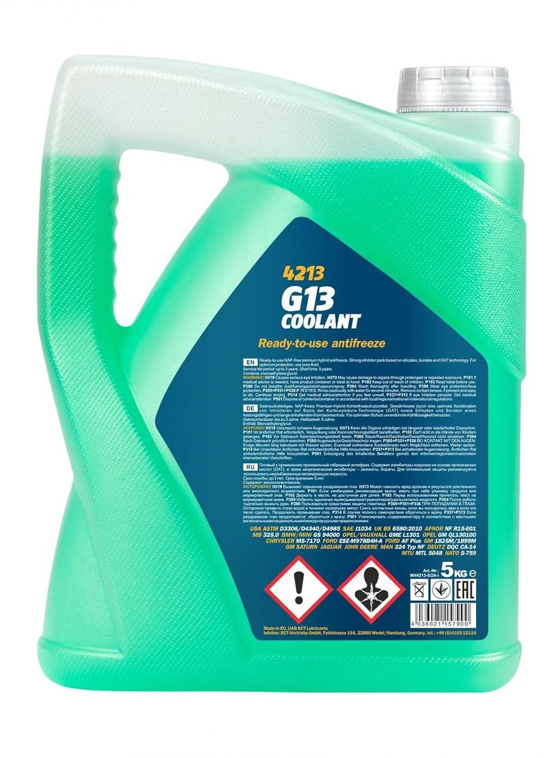 Generic Blue Coolant Antifreeze G12+ RED Ready Mixed -30°C / +125  - Image 2