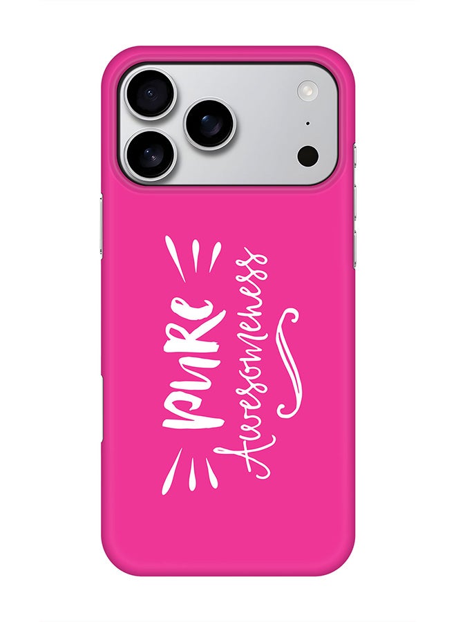 Stylizedd For iPhone 17 Pro Max,Case, [Compatible with MagSafe] Magnetic cover Slim fit Protection Matte, - Pure Awesomeness