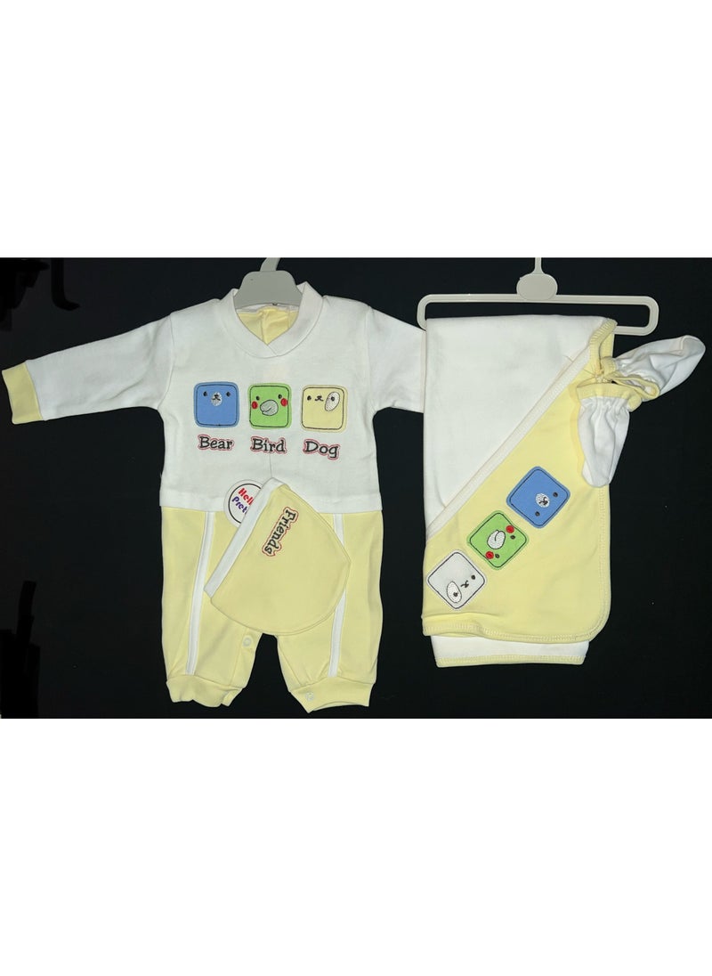 Generic - New Born Baby clothes kit set of 4 pieces - Image 1
