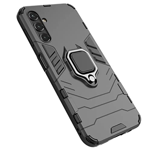 Spazy Case® Samsung Galaxy M15 5G Back Cover | Dual Layer Armor Defender Full Body Protective + PC Hybrid Kickstand Back Case for Samsung Galaxy M15 5G - Image 5