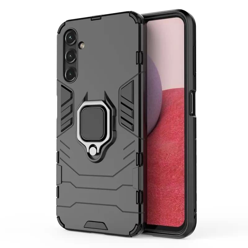 Spazy Case® Samsung Galaxy M15 5G Back Cover | Dual Layer Armor Defender Full Body Protective + PC Hybrid Kickstand Back Case for Samsung Galaxy M15 5G - Image 2