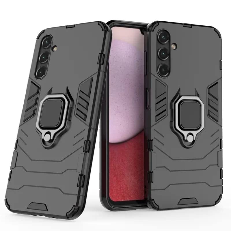 Spazy Case® Samsung Galaxy M15 5G Back Cover | Dual Layer Armor Defender Full Body Protective + PC Hybrid Kickstand Back Case for Samsung Galaxy M15 5G - Image 1