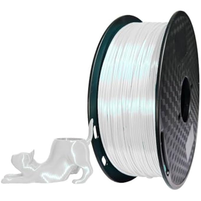 SHORE HARDNESS 57D SILK TPU FILAMENT WHITE 1.75MM 1KG 3D PRINTER FILAMENT FDM 3D PRINTING MATERIALS 57D TPU HARDER THAN 95A